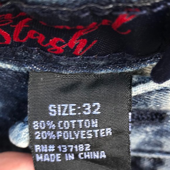 DIAMOND STASH Trendy Jeans 32x31 - Picture 4 of 9